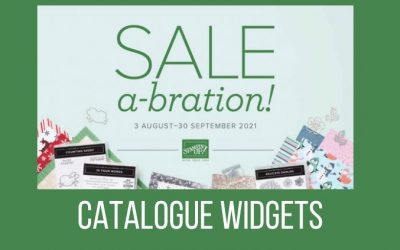 Sale-a-bration August 2021 Catalogue Widgets