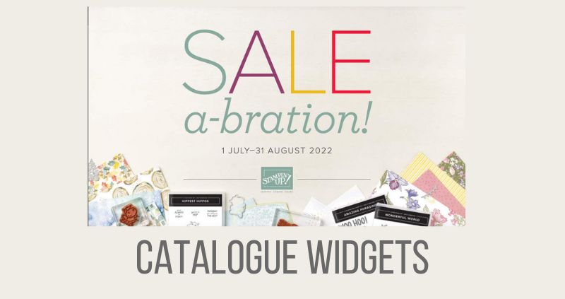 Sale-a-bration July 2022 Catalogue Widgets