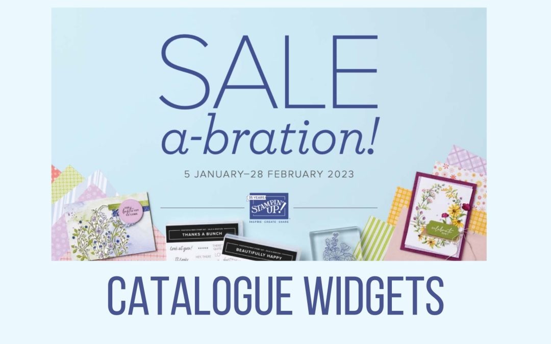 Sale-a-bration January 2023 Catalogue Widgets